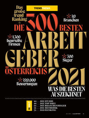 Prangl gehört zu den Top 300 Arbeitgebern Österreichs.