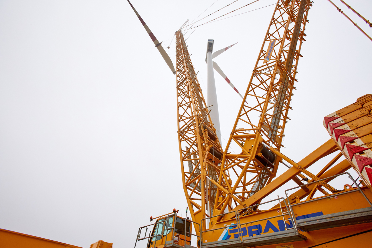 Gittermastkran, Rotorblatt